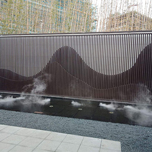 屏風景墻
